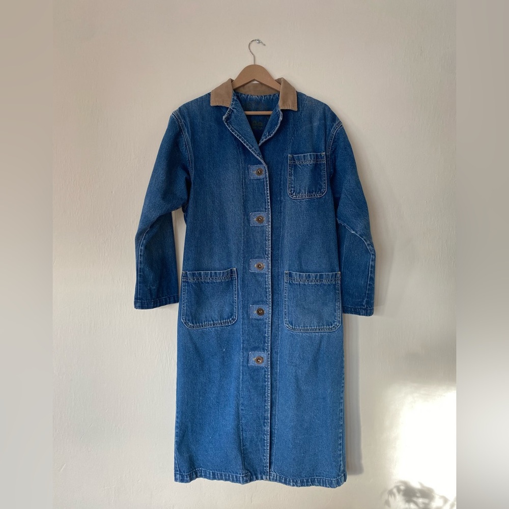 Vintage Lee Denim Duster Jacket